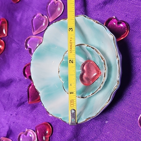 Ring and earring flower bowl - Picture 6 of 6